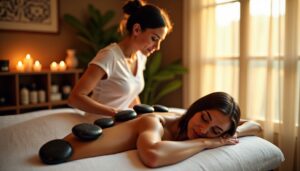 Massage aux pierres chaudes : découvrez ses bienfaits, le déroulement complet et les précautions à prendre